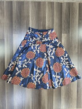Vintage Robert Rodriguez Classic A-Line Floral Skirt Boroque Romantic Feminine.6